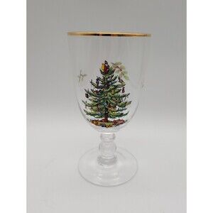 Spode Christmas Tree Pedestal Water Goblet Replacement